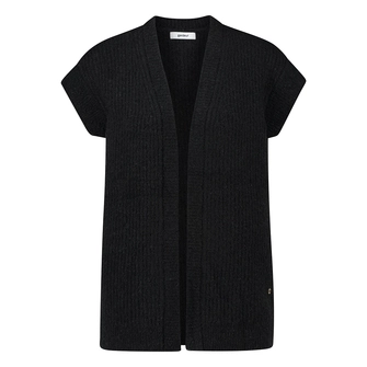 Gardeur Collectie Dames boucle gilet Zwart