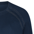 Gardeur Collectie Dames pull R-hals rglan met strass Indigo blauw