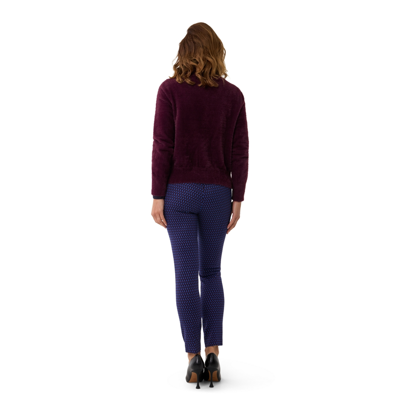 Gardeur Dames Pantalon Zene55 622541 Blauw dessin