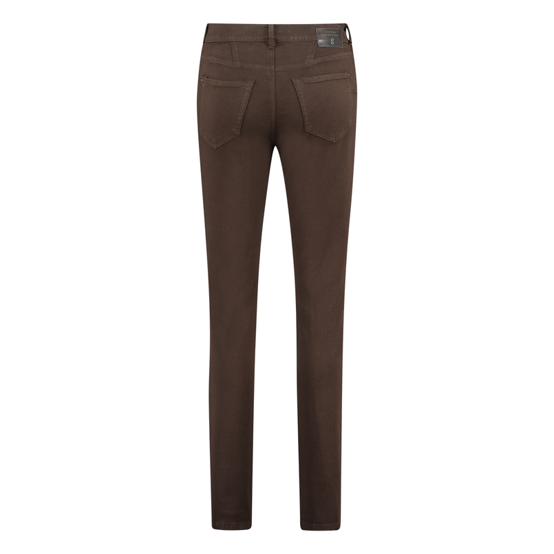 Gardeur Dames Pantalon Zuri122 80721 Donkerbruin