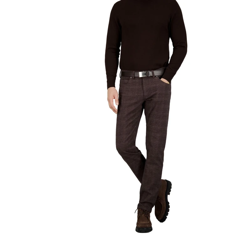 Gardeur Heren Broek Bill-3 420281 Donkerbruin