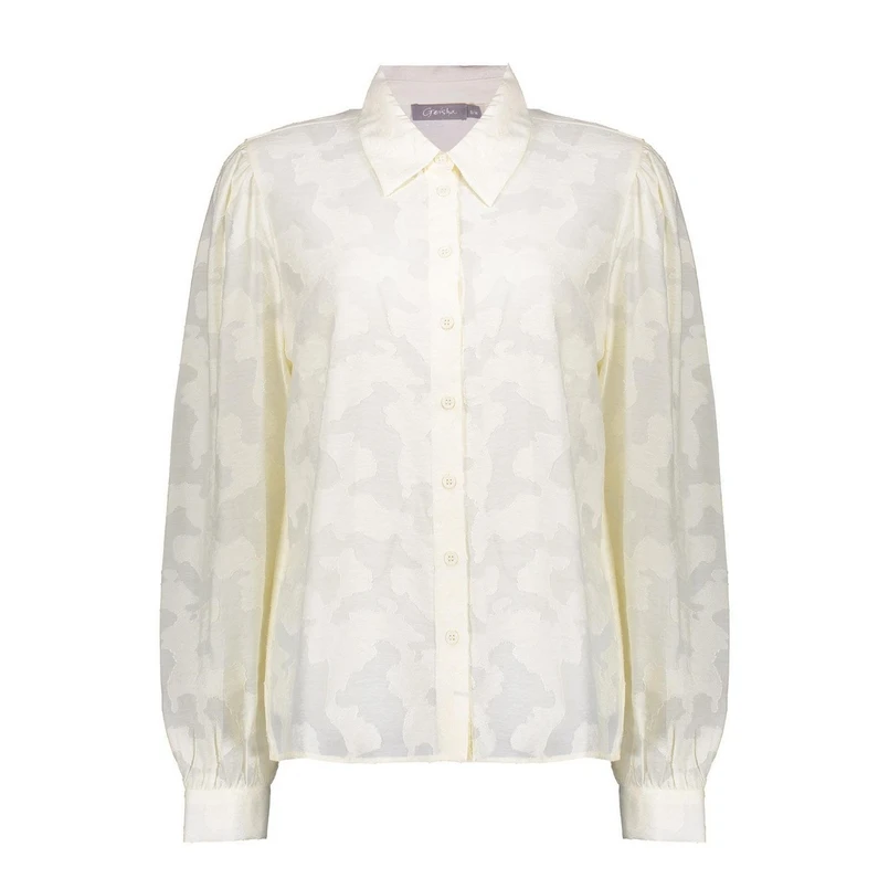 Geisha Dames Blouse 43652-47 Off-white