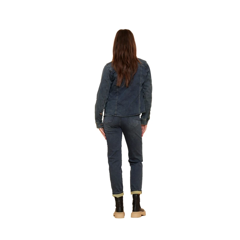 Geisha Dames Jeans 41520-10 Mid blue denim