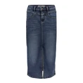 Geisha Dames Rok 46510-10 Mid blue denim