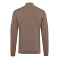 Genti Heren Pullover 1/2 zip K1137-3258 Donkerbruin