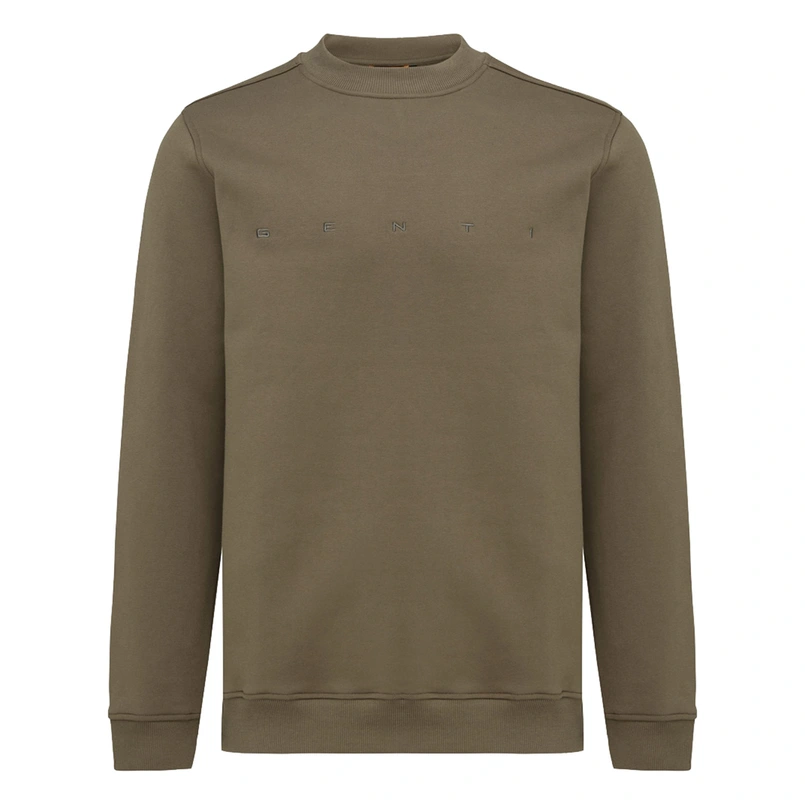 Genti Heren Pullover J1113-3229 Donkerbruin