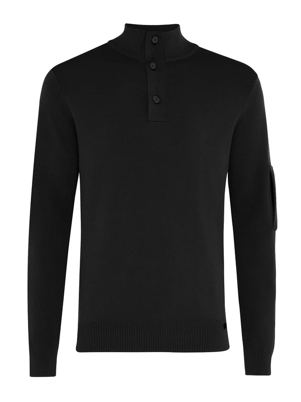 Genti Heren Pullover K1138-3258 Zwart