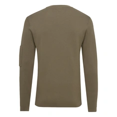 Genti Heren Pullover K1140-3258 Donkerbruin