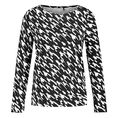 Gerry Weber Dames Top 370100-44047 Zwart dessin