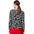 Gerry Weber Dames Top 370100-44047 Zwart dessin