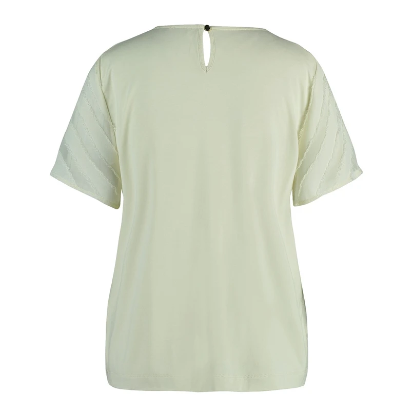 Gerry Weber Dames Top 470212-35017 Wit