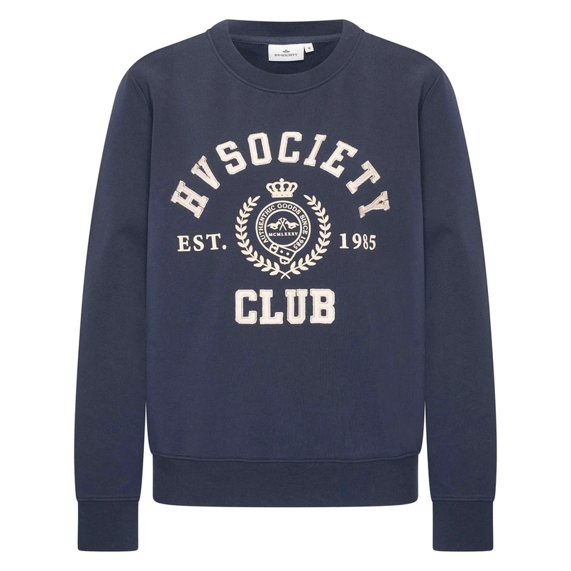 HV Society Dames Trui 0401103672 Indigo blauw