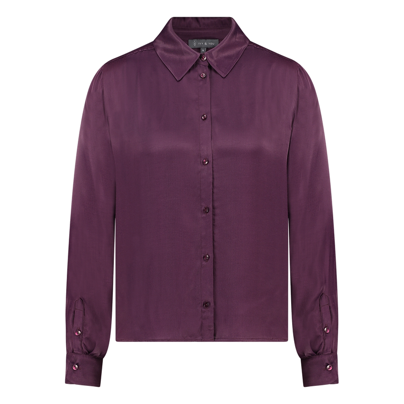 Ivy & You Dames blouse 24144 Wine