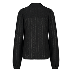 Ivy & You Dames blouse lace Zwart