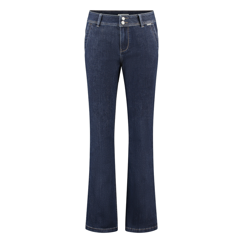 Ivy & You Dames denim Bibette Dark blue denim