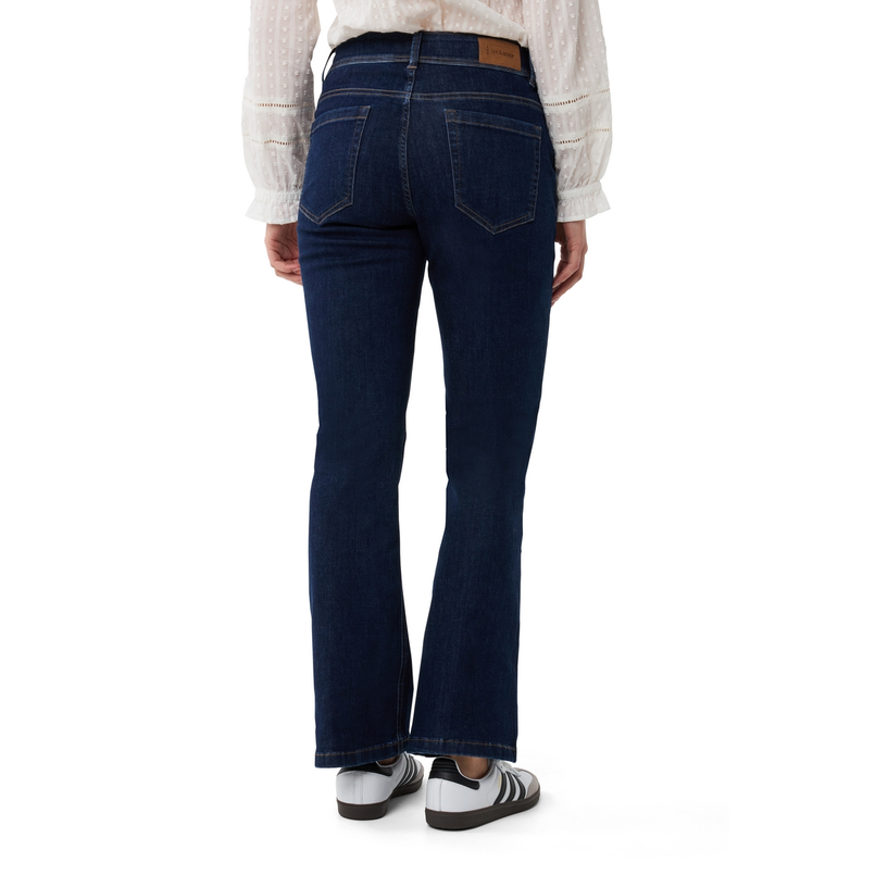 Ivy & You Dames denim Bibette Dark blue denim