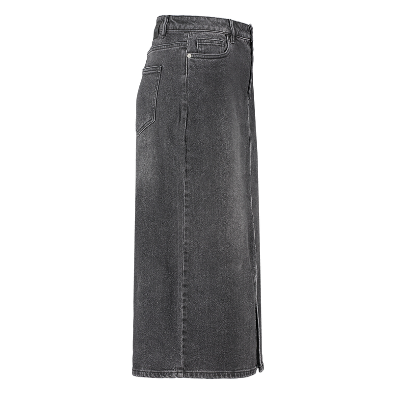 Ivy & You Dames denim skirt Sibelle Black denim