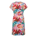 Ivy & You Dames dress vsicose dessin Fuchsia