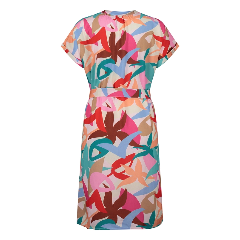 Ivy & You Dames dress vsicose dessin Fuchsia