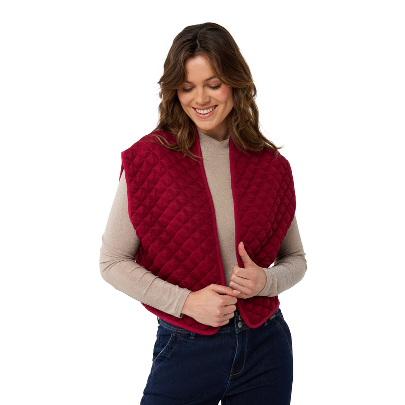 Ivy & You Dames gilet 24109 Bordeaux