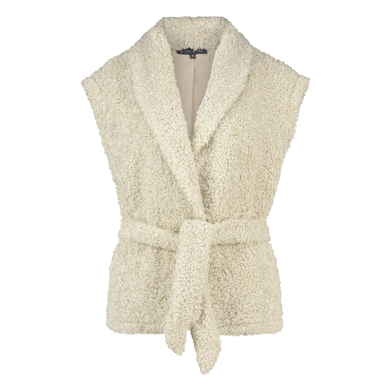 Ivy & You Dames gilet 24135 Beige