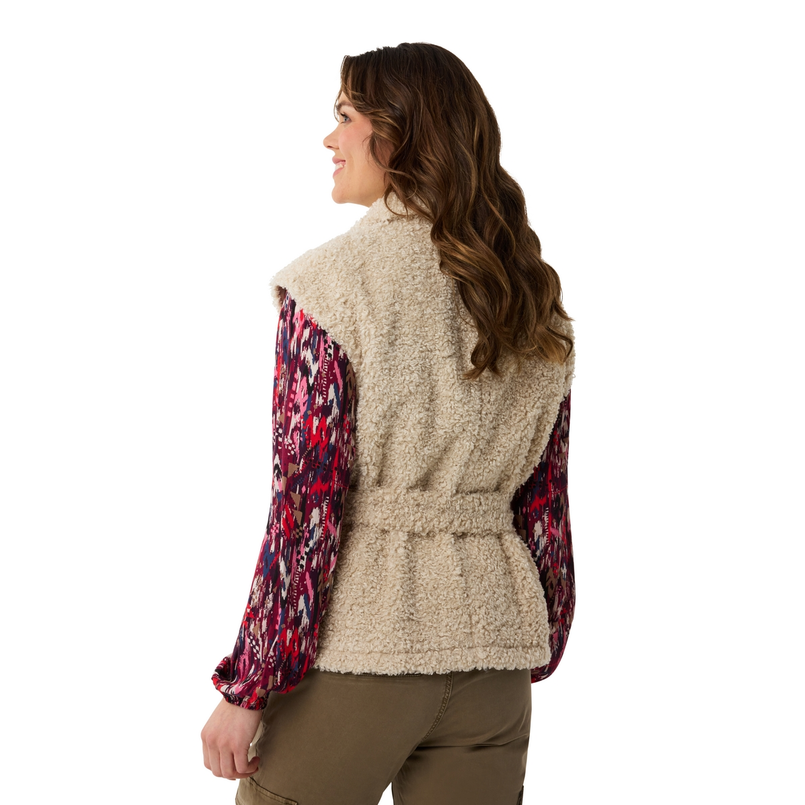 Ivy & You Dames gilet 24135 Beige