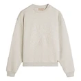 Josh V Dames sweater met opdruk Bruin mele