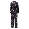 K-Design Dames Jumpsuit Z229 Blauw dessin