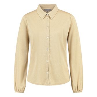 Les Copines Dames blouse 24124 Naturel