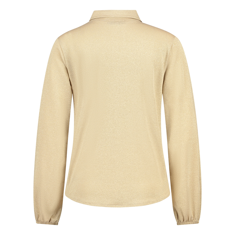 Les Copines Dames blouse 24124 Naturel