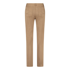 Les Copines Dames broek cot/tencel/el @17113 Taupe