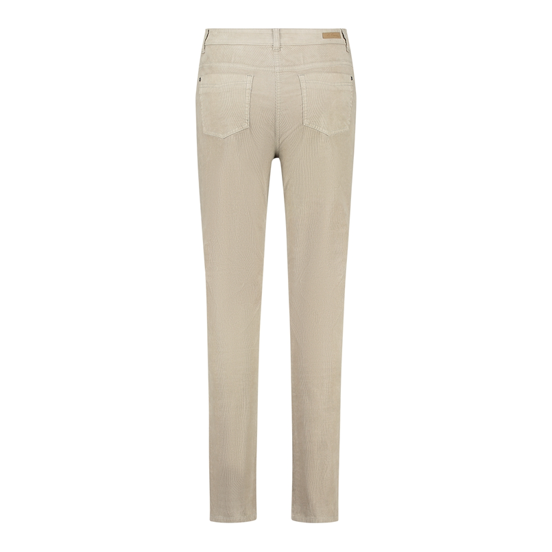 Les Copines Dames broek Louise ribcord Greige