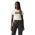 Levi's dames t-shirt met animal logo Beige