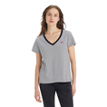 Levi's dames t-shirt met streep Zwart dessin