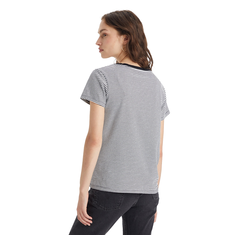 Levi's dames t-shirt met streep Zwart dessin