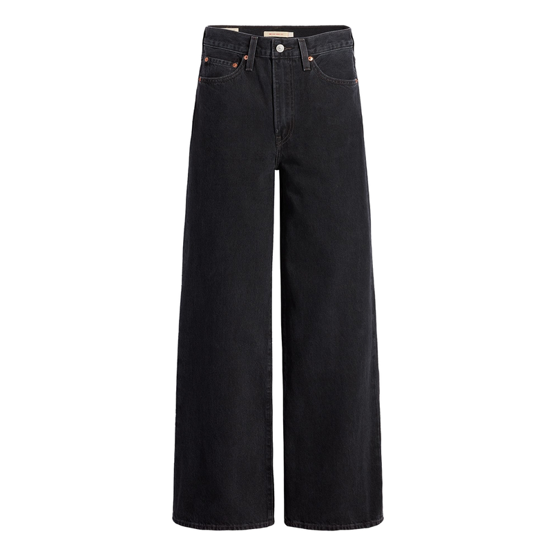 Levi's dames wide leg jeans Black denim