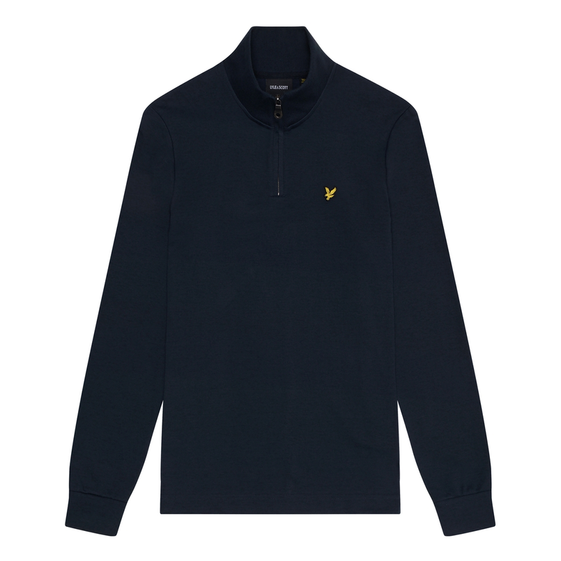 Lyle & Scott Heren ML2106V Interlock Quarter Zip Navy