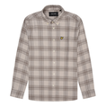 Lyle & Scott Heren Shirt LW2106V Bruin dessin