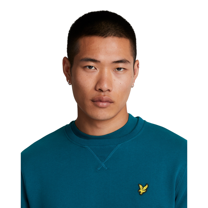 Lyle & Scott Heren Sweatshirt ML424VOG Indigo blauw