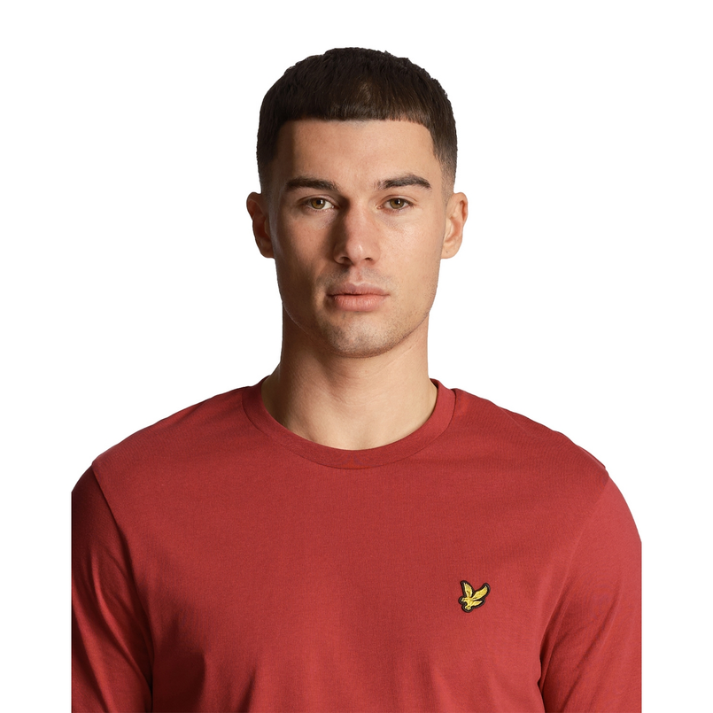 Lyle & Scott Heren T-shirt Bordeaux