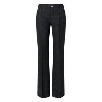 MAC Dames Pantalon 0127552800 Blauw dessin