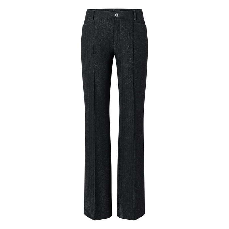 MAC Dames Pantalon 0127552800 Blauw dessin