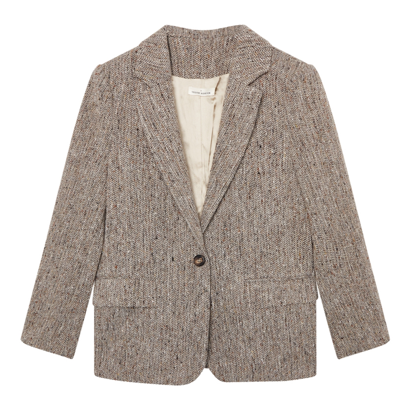 Maison Hotel Dames Blazer FREDERICK Bruin mele