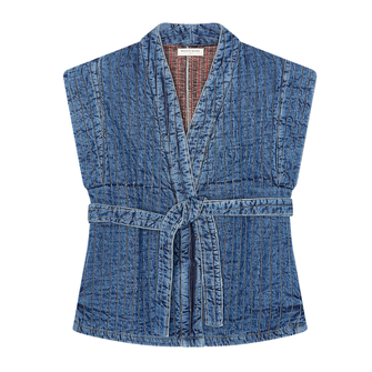 Maison Hotel Dames Jacket ELSA Mid blue denim