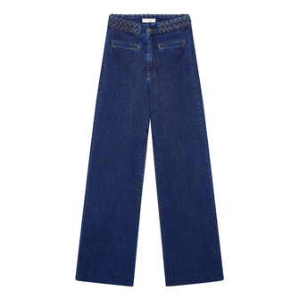 Maison Hotel Dames Pantalon ROSS Dark blue denim