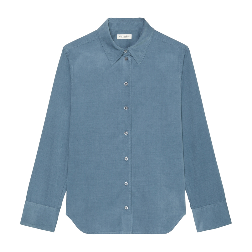 Marc O'Polo Dames Blouse 408088242331 Midden blauw