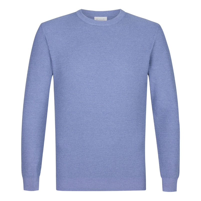 Michaelis Heren Trui Pmvj30001c Midden blauw