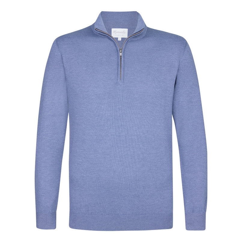 Michaelis Heren Trui Pmvj30003c Midden blauw