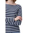 Monari Dames Top 808147 Blauw dessin