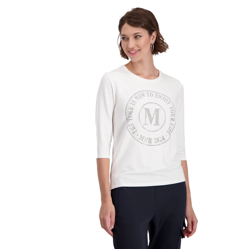 Monari Dames Top 808238 Off-white